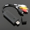 Το μαύρο κιβώτιο Cubby καλωδίων, ένα τηλεοπτικό σήμα ενιαίων καναλιών AV τρόπων USB συλλαμβάνει την κάρτα αποκτήσεων στοιχείων προμηθευτής
