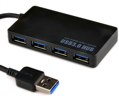 Κίνα Εξαιρετικά λεπτό τετράπλευρο Hub USB 3.0 για 5G υψηλής ταχύτητας Splitter 5V προμηθευτής